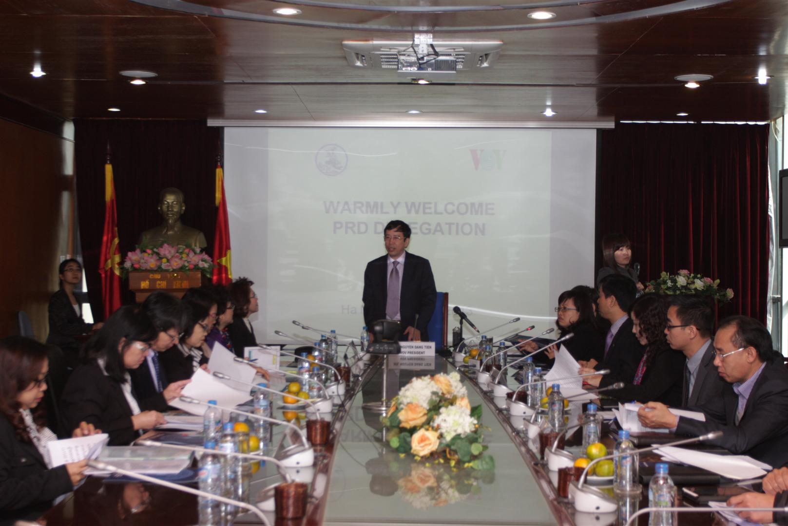 ເພີ່ມທະວີການຮ່ວມມືແລະຫວ່າງ VOV ແລະ ຄະນະ ກຳມະການປະຊາສຳພັນໄທ